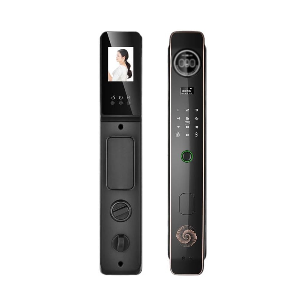 Serrure de porte intelligente pour sécuriser l'entrée de votre maison connectée en famille