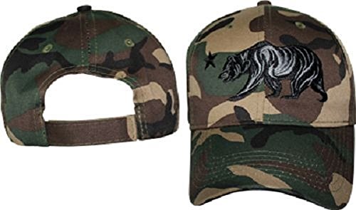 Gorra California CA Republic Bear Camuflaje Camo
