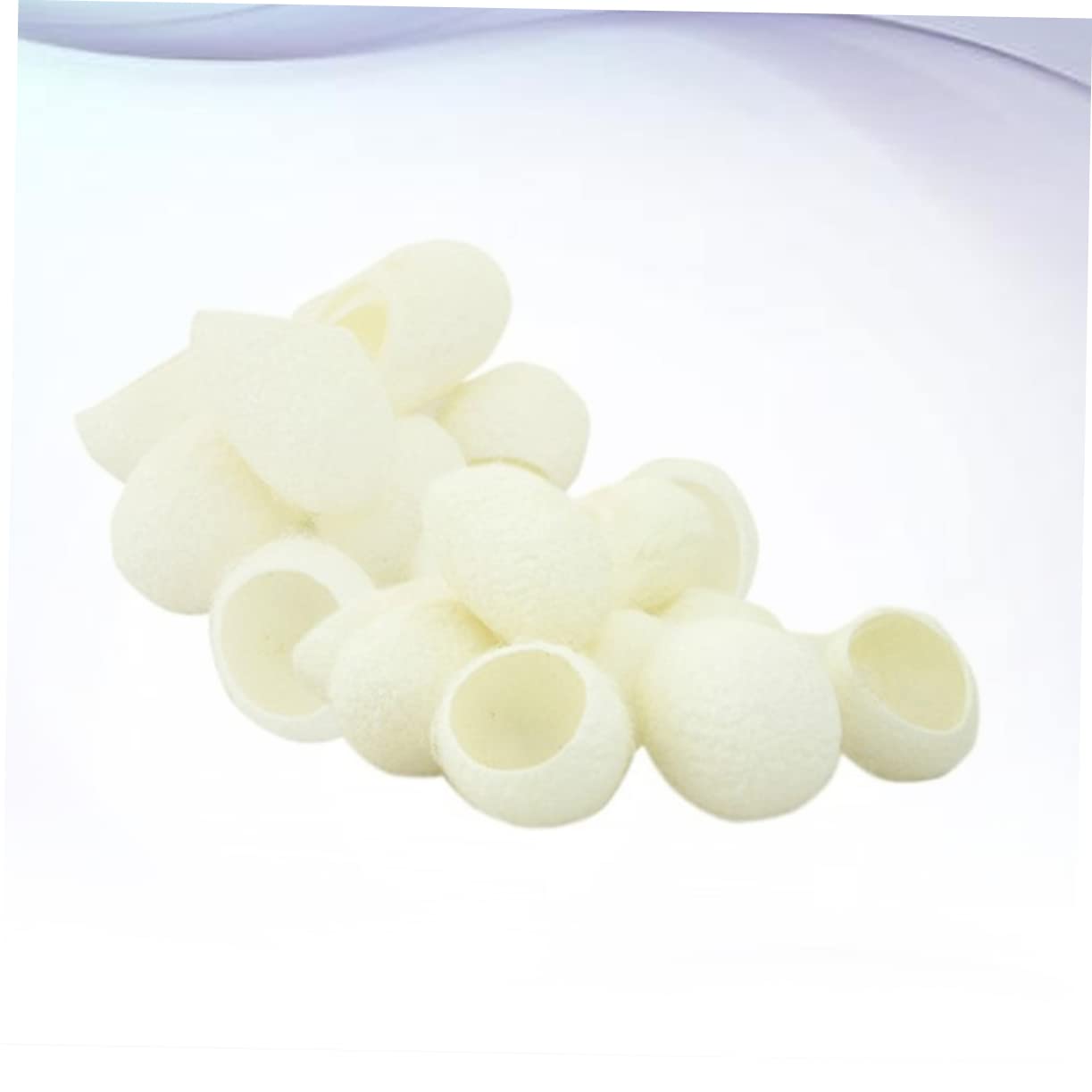 WOONEKY 2 Sets Peeling-gesichtspeeling Für Fettige Haut Gesichtsreiniger Aus Natürlicher Seide Hautpflege 200 Stück * 2