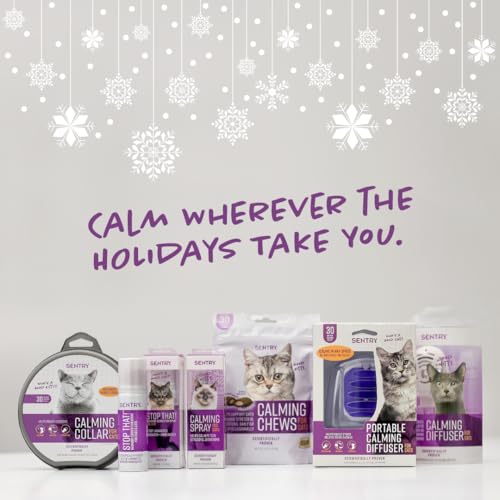 image for Sentry Calming Chews for Cats, Calming Aid Helps to Manage Stress & An
