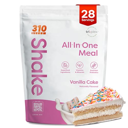 310 Nutrition All-In-One Meal Replacement Shake Powder - Vanilla Cake