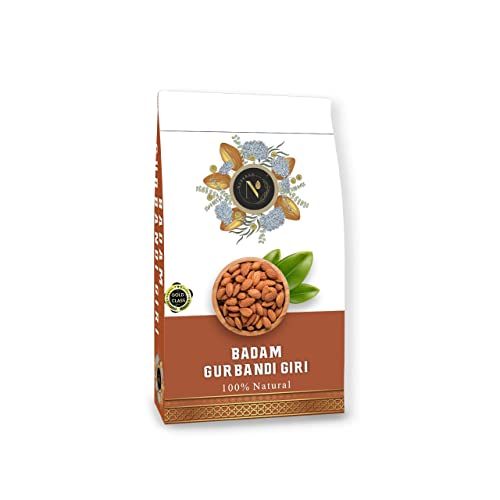 Navkaar Gurbandi Almonds 250gm, 100% Natural Gurbandi Badam Giri ...
