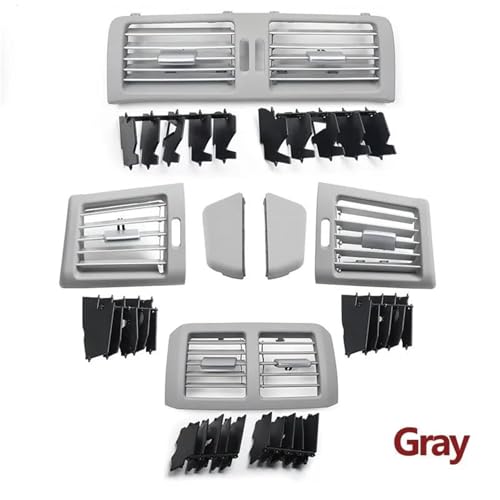 Rejilla de ventilación central trasera cromada para Mercedes Benz W251 2