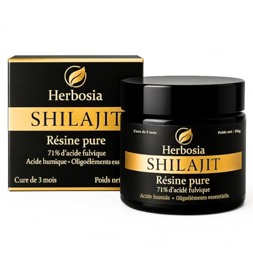 Shilajit Himalaya Naturel 50 g – Résine Authentique Pure | 71% Ac...