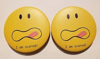 Amazon | 缶バッチ スマイル ニコちゃん 2個入り I am so cool