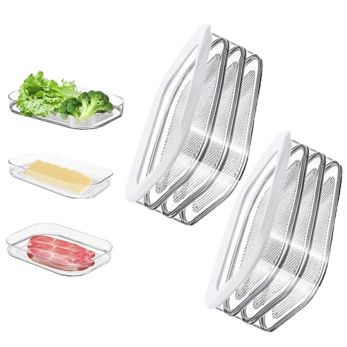 Lunch Meat Container for Refrigerator, 3 Layer Stackable Deli Mea...