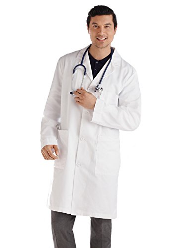 Meta 650 Mens 40" Cotton Lab Coat White 48 Long #TOP18