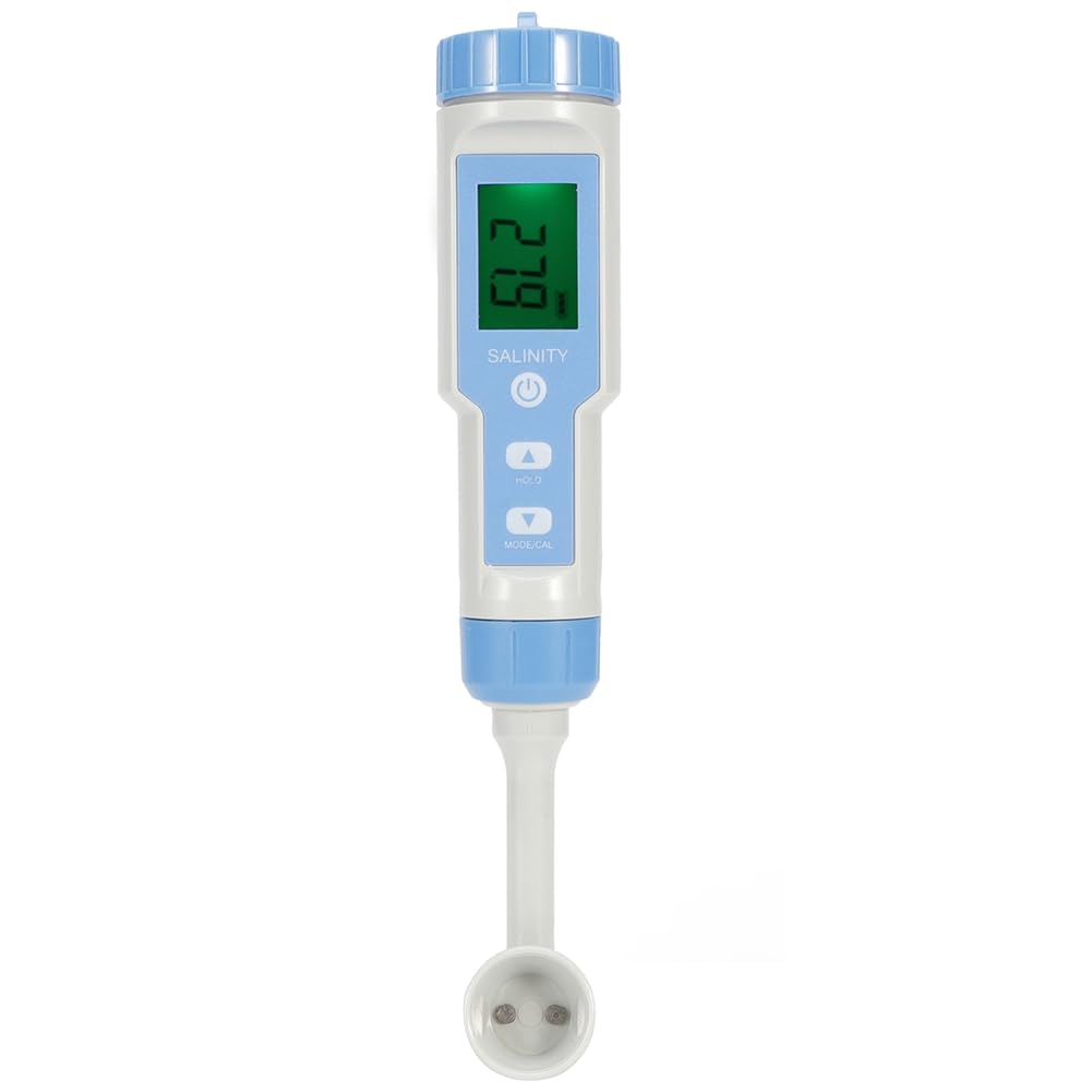 Udsknv[Ksl As Shown Digital Salinity Meter Ip67 Waterproof Salinity Meter Tester High Accuracy Salt Concentration Measuring Salinity Tester For Food