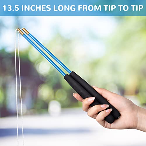 Image of MAGICYOYO Chinese Yoyo Diabolo Sticks - Diablo Handsticks for Diabolo | Chinese Yoyo Diablo Handsticks for Diabolo Diameter Medium Size 5 with Diabolo Yoyo String