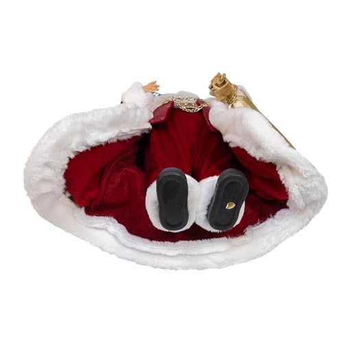 Kurt Adler 17" Jacqueline Kent Traditional Red Santa with Bag by Kurt S. Adler - Image 6
