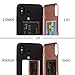 TORU CX PRO iPhone Xs Max Wallet Case Pink with Hidden Credit Card Holder ID Slot Hard Cover, Strap, Mirror & Lightning Adapter for Apple iPhone Xs Max (2018) - Rose Gold