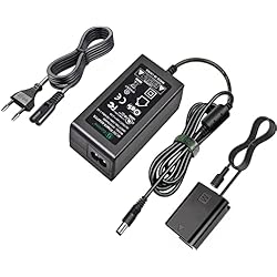 Bateria Para Sony A6500 Gonine AC-PW20 Adaptador de alimentación de CA NP-FW50 Kit de batería ficticia para Sony Alpha ZV-E10 A7 A7R A7S A7II A7RII A7SII A6500 A6400 A6300 A6100 A6000 A5100 A5000 RX10 II III IV NEX-3 NEX-5