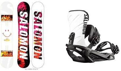 Amazon Salomon サロモン スノーボード レディース 2点セット 板 Official 148cm ビンディング Rhythm ブラック ホワイト Sサイズ L 148 L S サロモン Salomon ボード ボードセット