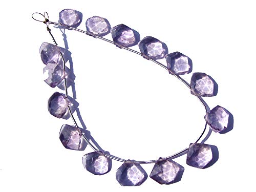 Améthyste rose en perles facettes pentagone pour façonner un cadeau mémorable