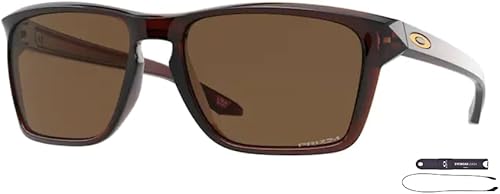 Oakley Sylas OO9448 - Gafas de sol rectangulares para hombre correa de paquete  kit de cuidado iWear de diseñador