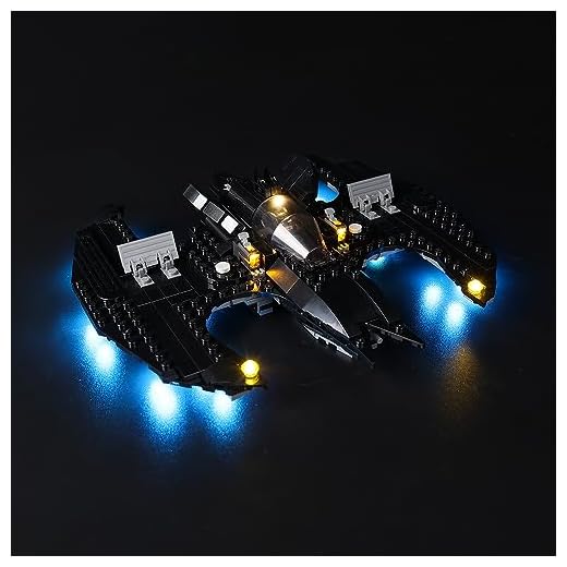 Kyglaring Kit de iluminación LED (sin Modelo) - Compatible con el Juego de Bloques de construcción Lego-76265 DC Batman vs The Joker - Sólo Leds Sin Juego de Ladrillos(Versión clásica)