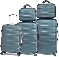 Set of 5 hard case, Dark Green (5806)