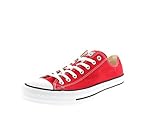 Innenmaterial: Baumwolle Converse in Übergröße Chucks All Star OX 9696 - red, Größe:51.5 EU