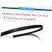 OUNONA 10pcs Auto Car Rubber Windscreen Wiper Strip Black Compatible to Rubber Material Easy to Install for All Weather Conditions