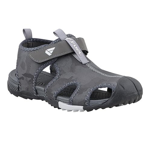 Image of FUEL Fisherman Sandals for Men Comfortable, Flexible & Breathable Stylish Casual Sandals Protective Bump Toe Perfect Outdoor Beach Anti-Skid Sports Footwear For Gents (Soldier-12)