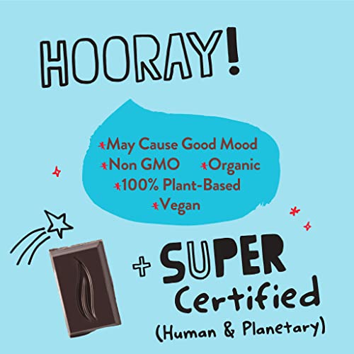 Pascha Organic Vegan Dark Chocolate Bars 55% Cacao With Cocoa Nibs, 2.8 Oz, Pack Of 10 #TOP3