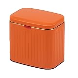 Cubo de basura para colgar en la pared con tapa, plegable, para cocina, cocina,...