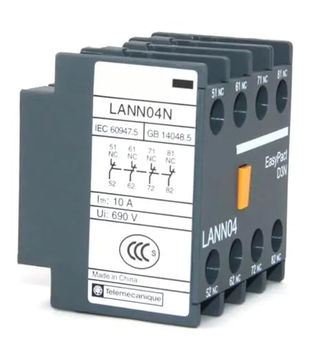 Contact auxiliaire instantané LANN04N 4NC pour l'automatisation