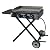 Razor Griddle Gas Griddle and Portable Propane Grill for Backyard BBQ, with Cart, Shelf