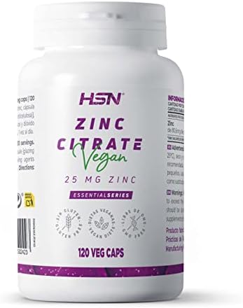 HSN ZINC 25 MG | Zinc Citrate for 4 Months = 25mg Zinc ...