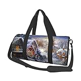 Multifuncional, hecho de tela de alta calidad e impermeable. Se puede utilizar como bolsa de compras, bolsa de transporte, bolsa de gimnasio, bolsa de deporte, bolsa de viaje.
