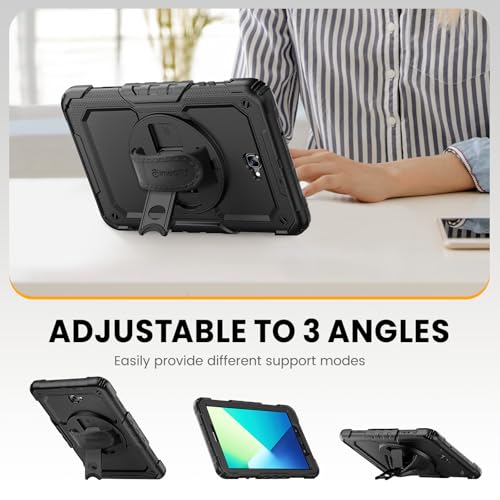 Coque Samsung Tab A 10.1 2016 Anti-Casse Écran avec Étui Robuste Noir