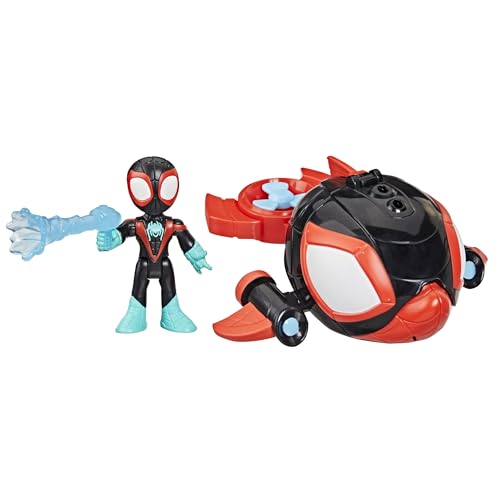 Marvel Spidey et Ses Amis Extraordinaires Water-Webs Dauphin filant, sous-Marin Jouet, Noir