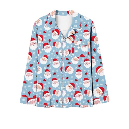 Conjunto feminino de calça de Natal para inverno, outono, cardigã e calça de pijama feminino 2024, K