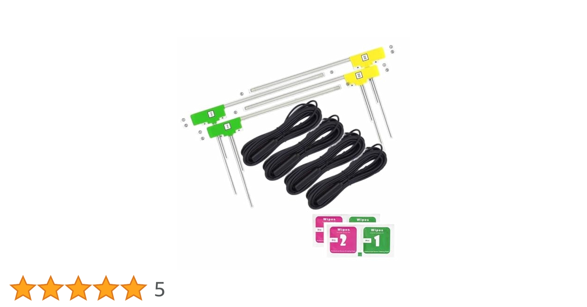 パナソニック　ストラーダ　カーナビ用　フルセグ地デジアンテナ 4個セット Amazon.co.jp: VR1 フルセグ 地デジ アンテナ セット 4ch