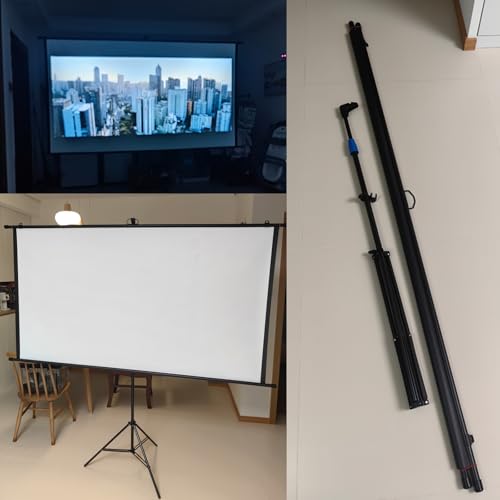Pantalla para proyector con trípode 72 pulgadas 4:3 miniatura 6