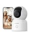 ZOSI C518 2K 3MP Indoor Security Camera - 360° Pan/Tilt Baby Monitor & Dog Cam, Dual-Band 2.4G/5G WiFi Pet Camera with App, Smart Person Detection, 2-Way Audio, Cloud & Local Storage, Works with Alexa