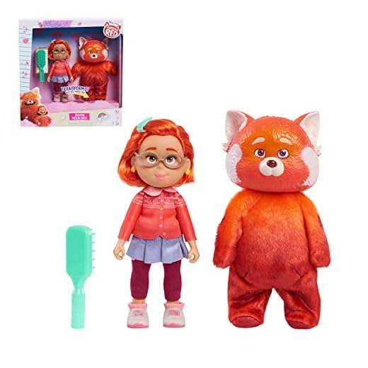 TURNING RED Disney and Pixar Deluxe Meilin 6-inch Doll with Panda Outfit, Officially Licensed Kids Toys for Ages 3 Up, Gifts and Presents by Just Play