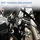Motorrad-Scheinwerferhalterung Halterungen 20-38mm Verstellbare MotorradLicht halterung - Motorrad Scheinwerfer Halterung Aluminium Rohrklemmen für Zusatzscheinwerfer und Nebelscheinwerfer (2 PCS)