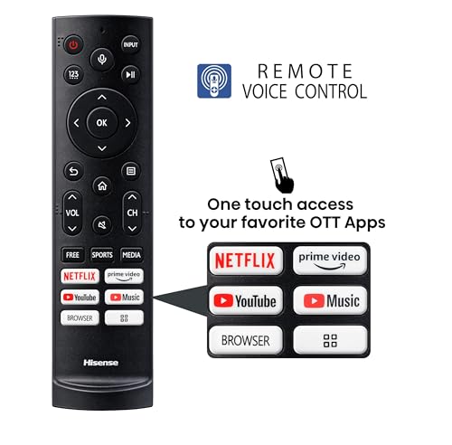 Image of Hisense 139 cm (55 inches) 4K Ultra HD Smart Mini LED QLED TV 55U7K (Black)