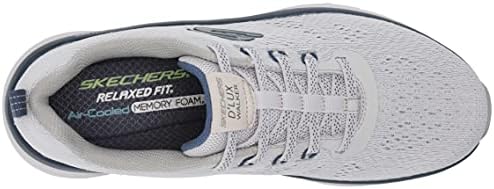 Skechers Men's D'Lux Walker Commuter Loafer, Gray/Navy, 15 | Image 4