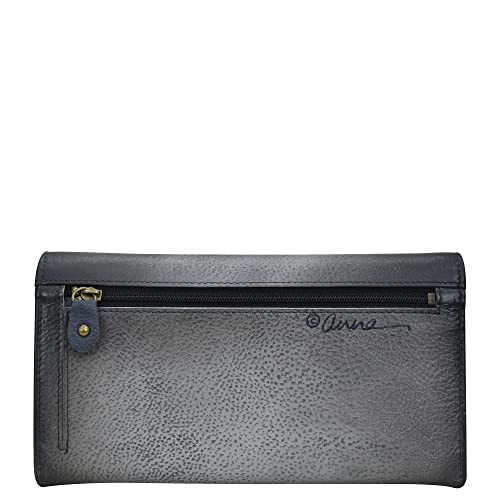 Anna By Anuschka Hand Painted Women’s Genuine Leather Ladies Checkbook Clutch Wallet2