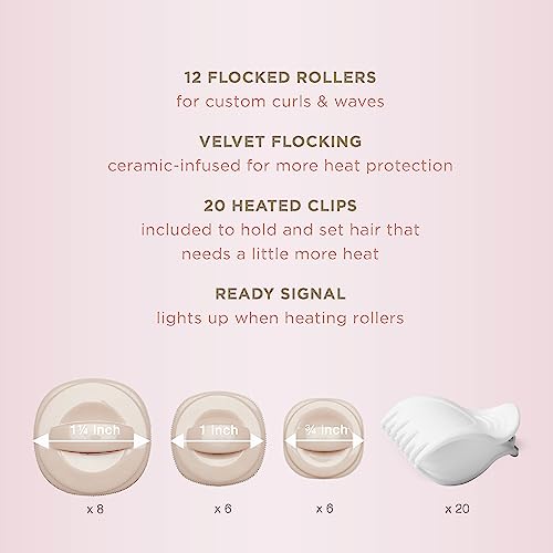 Conair HS400 Infinitipro By Conair Ceramic Flocked - Hot Rollers thumb #1