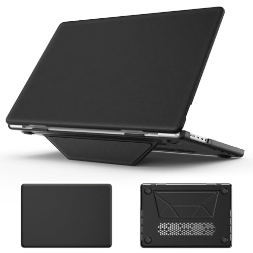 Coque de protection rigide MacBook Pro 16 antichoc robuste cuir noir