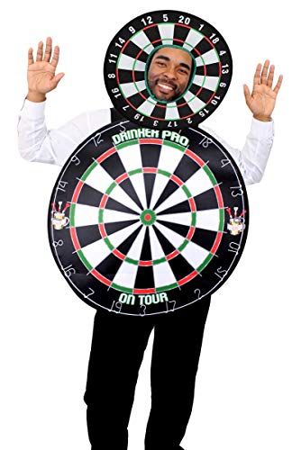 Déguisement chapeau de jeu de fléchette adulte ensemble festif