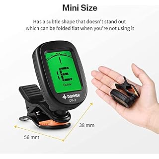 Donner Accordeur de Guitare Chromatique à Pince Tuner Portable pour Guitare, Basse, Violon, Ukulélé et Banjo, avec Ecran LCD 360° Rotation, Batterie Incluse (DT-2) - Les Beatles, Paul McCartney, John Lennon, RIngo Starr, George Harrison Donner Accordeur de Guitare Chromatique à Pince Tuner Portable pour Guitare, Basse, Violon, Ukulélé et Banjo, avec Ecran LCD 360° Rotation, Batterie Incluse (DT-2) – Image 6