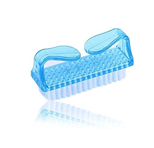 Belicia 4PCS 4 Colors Translucent Handle Nail Brush Nail Hand Scrubbing Cleaning Brush For Men And Women,Handle Grip Nail Brush. - Image 2