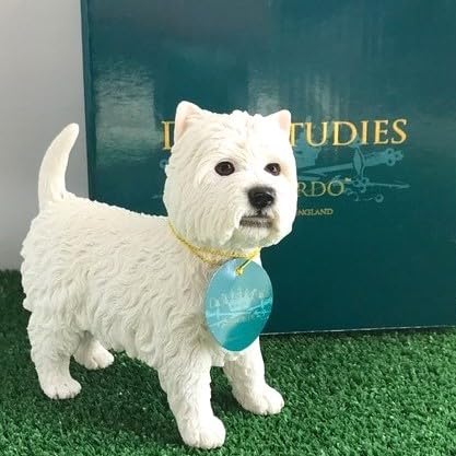 Animal Crackers Realistic standing West Highland Terrier Dog figurine from the Dog Studies range, in coloured gift box, great dog lover collectible gift โ image 1