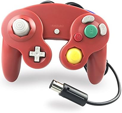 The Wired Controller for Gamecube NGC Wii Video Game (Red)