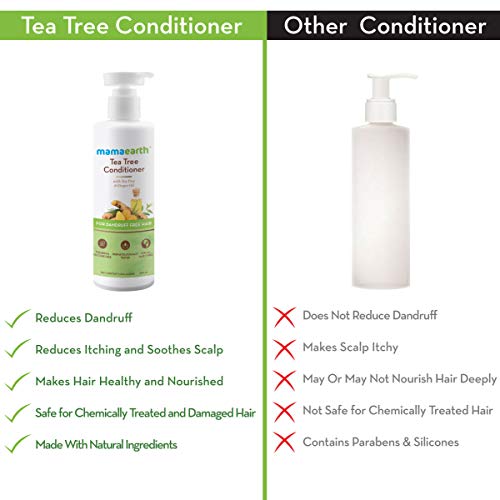 Mamaearth Anti Dandruff Conditioner, With Tea Tree & Ginger Oil, For Dandruff Free Hair 250ml - Image 4