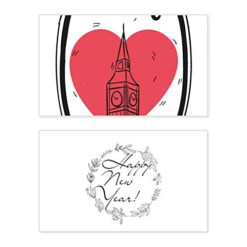 Tarjeta de Año Nuevo del Big Ben de Londres, el regalo conmemorativo ideal con bendiciones
